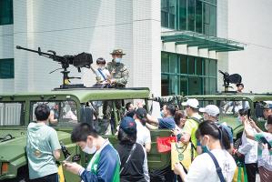 PLA garrison opens barracks to public on May 1-2