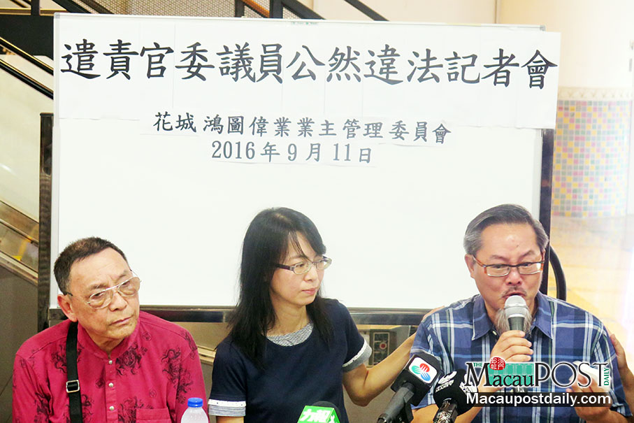 Flat owners group slams lawmaker for removing their stuff