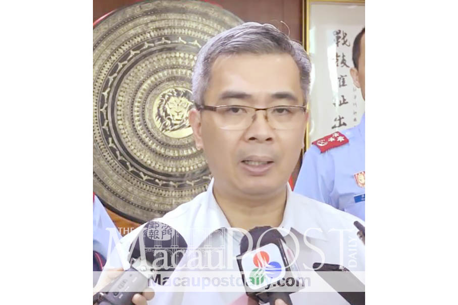 National flag raised upside down at Coloane Pier in April: Wong