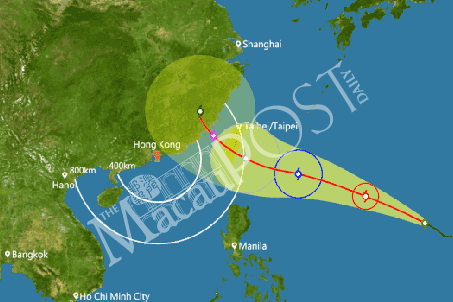 Observatory forecasts Talim stronger than Hato