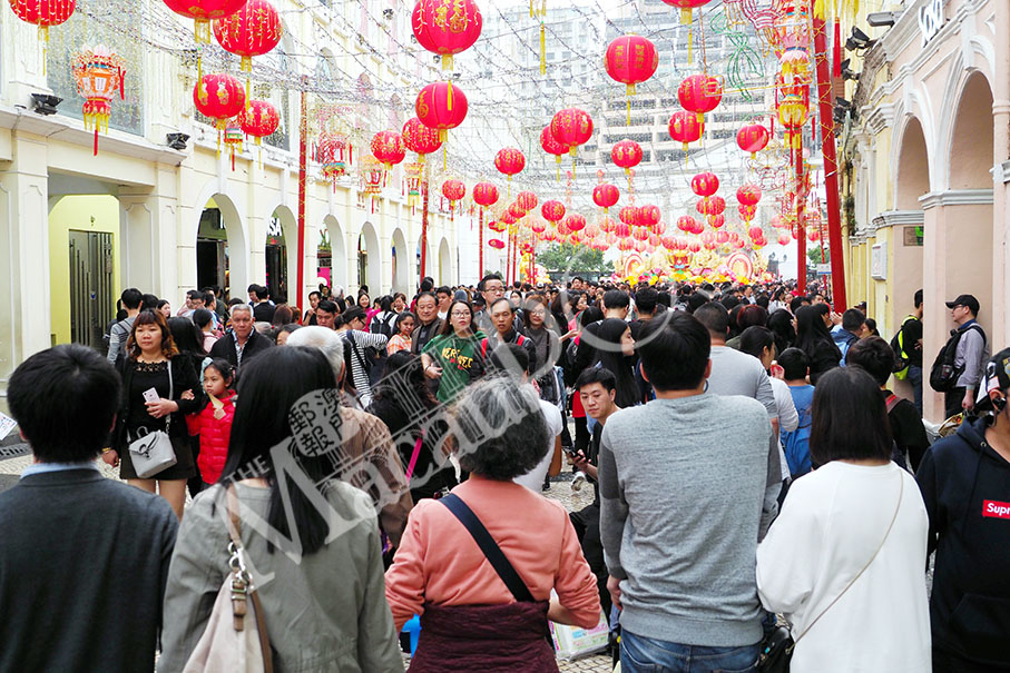 CNY visitors rise 6.5 pct to almost 1 million