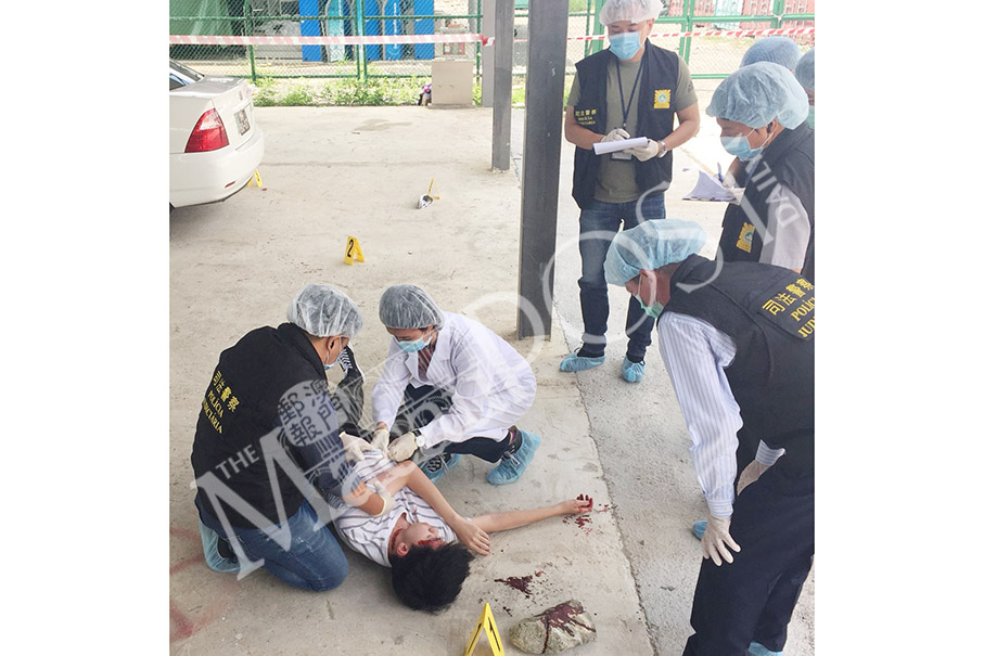 Police conduct murder investigation drill
