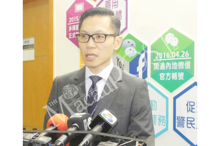 7 million patacas lost in burglaries in Jan – April: PJ chief