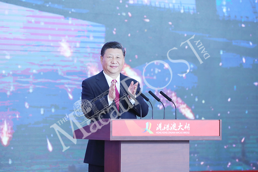 Xi opens HK-Zhuhai-Macau  mega-bridge, praises ‘aspiration  to be the world’s best’ 