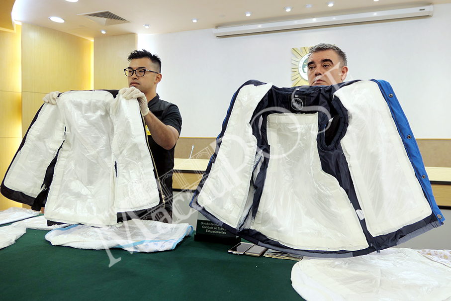 Police nab S African with 4.5 kg of cocaine, worth 12 million patacas