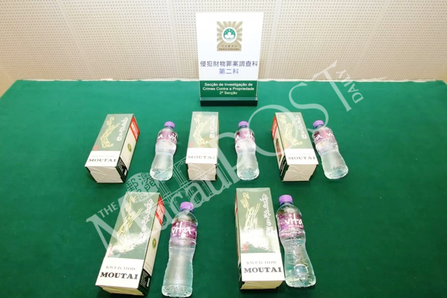 Debt-ridden staff steals 108 Moutai worth 1.3 million patacas from boss: police