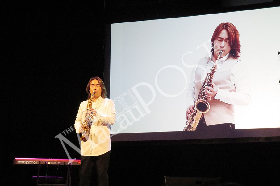 Korean saxophonist plays for charity