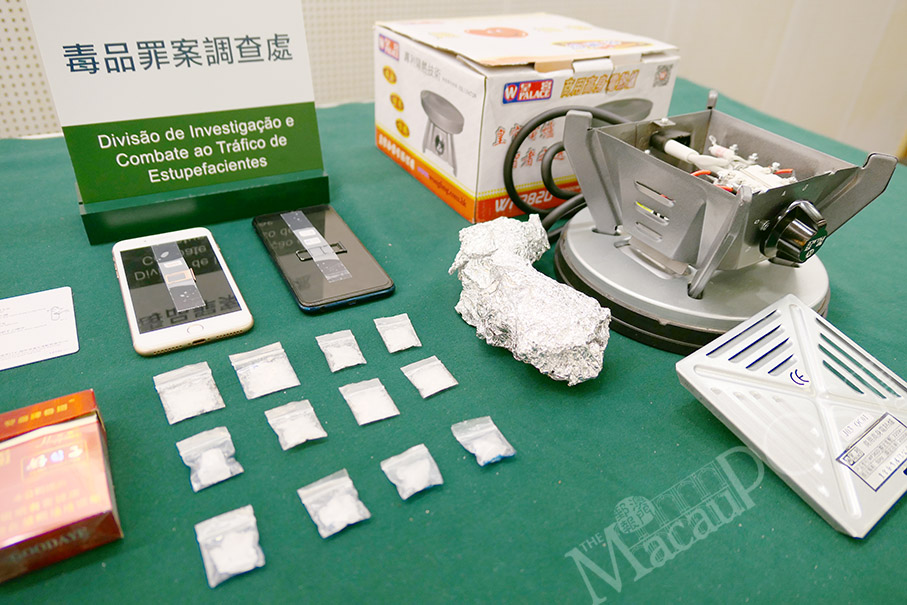 Taiwan man working for HK drug gang sells drugs in Macau: police