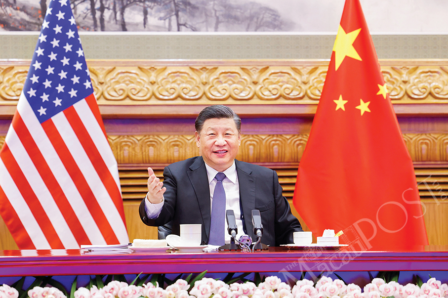 Xi, Biden pledge to steer China-US relations  back on right track