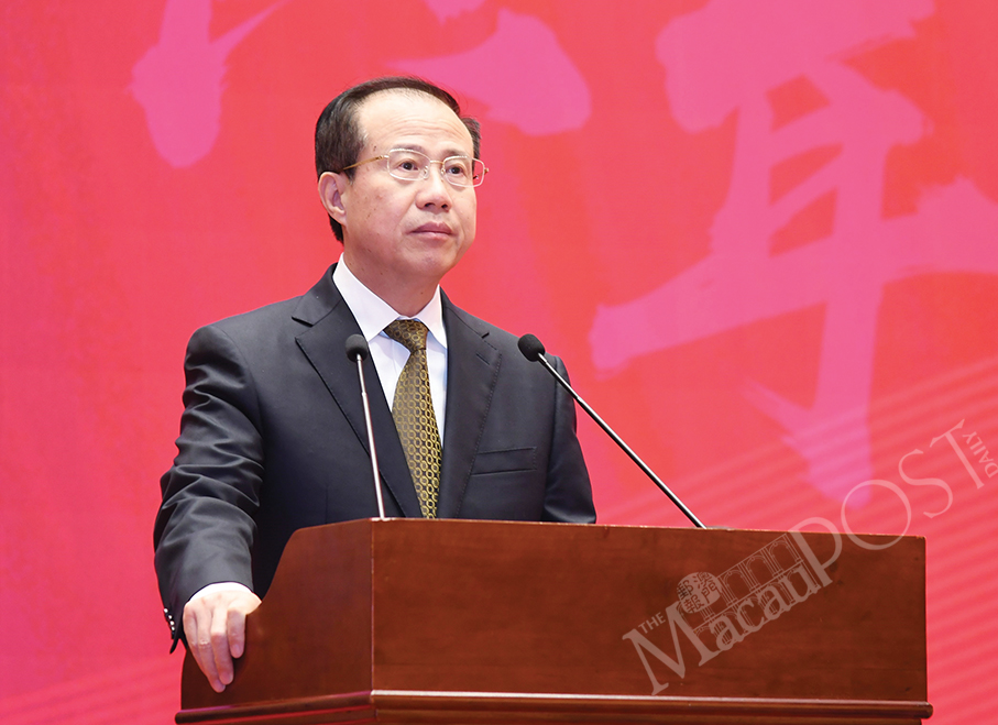 Fu reaffirms central govt’s overall jurisdiction over Macau