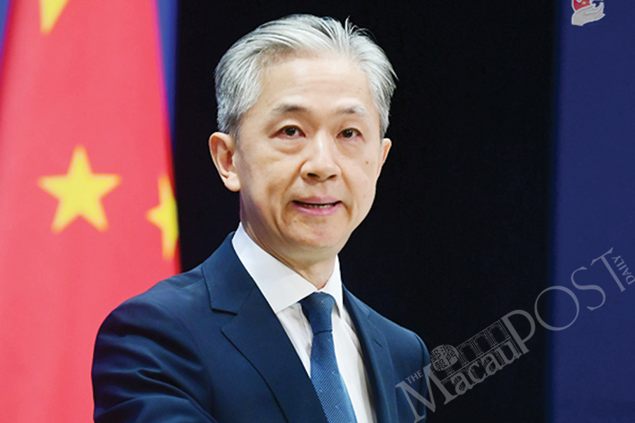 FM spokesman responds to questions about Biden saying that US would ‘defend’ Taiwan 