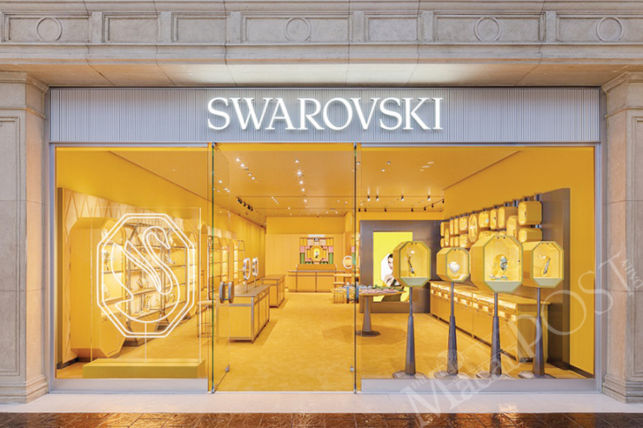 Swarovski opens its 1st ‘yellow’ New Store Concept in Asia at Venetian 
