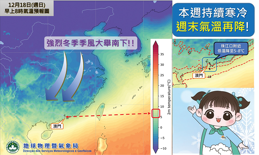 Observatory says mercury to drop to 5-8°C over weekend