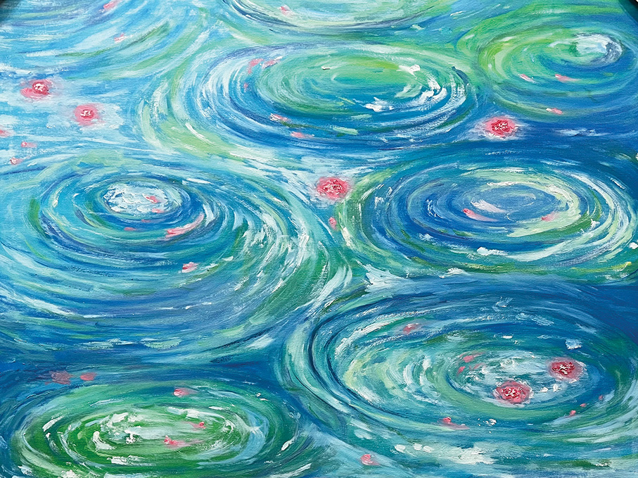 Local artist showcases works in ‘Poetry of Water Tune’