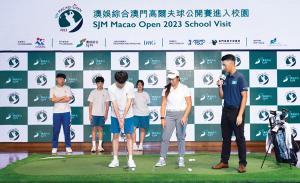 Macao Open introduces golf to Pui Ching Middle School campus