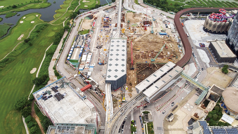 Pile foundation of office tower project on former Lotus Flower checkpoint site completed
