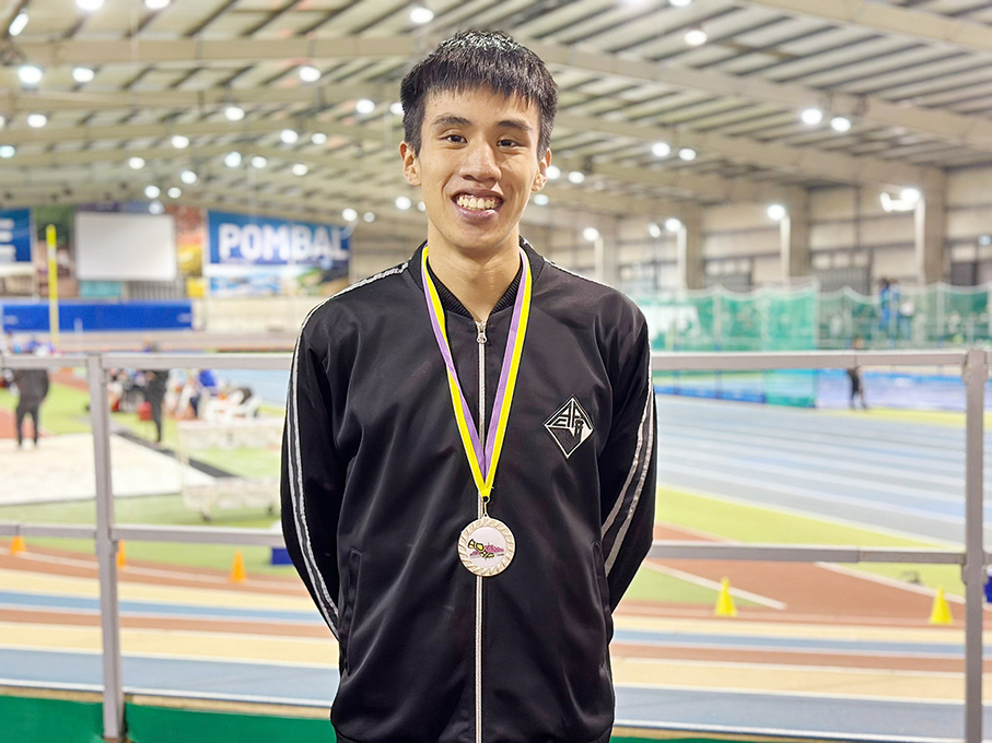 Local track-and-field athlete Samuel Ip shines in Portugal 
