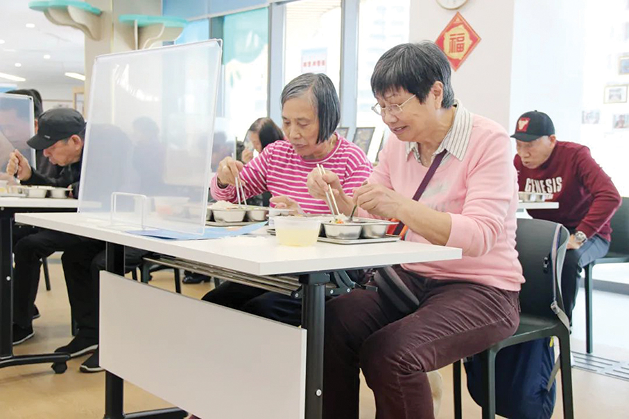 Hengqin MNN elderly canteen opens