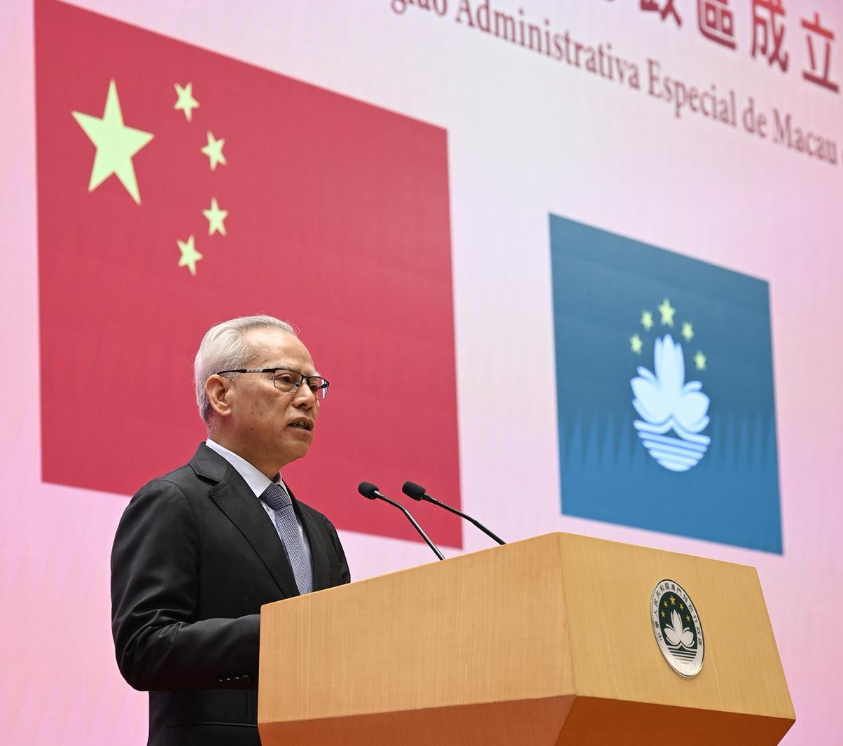 Addressing MSAR 26th Anniversary reception, Sam stresses importance of nation's 15th 5-Year Plan, Xi's directives & guidelines for Macao 