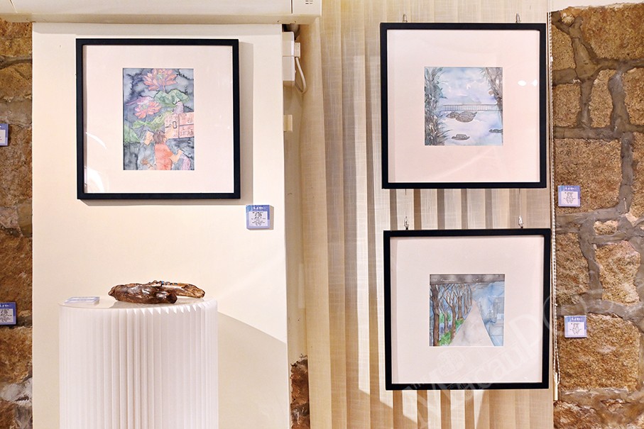 Liang Jiajie presents artworks in ADVANCED Realm Artistry exhibition